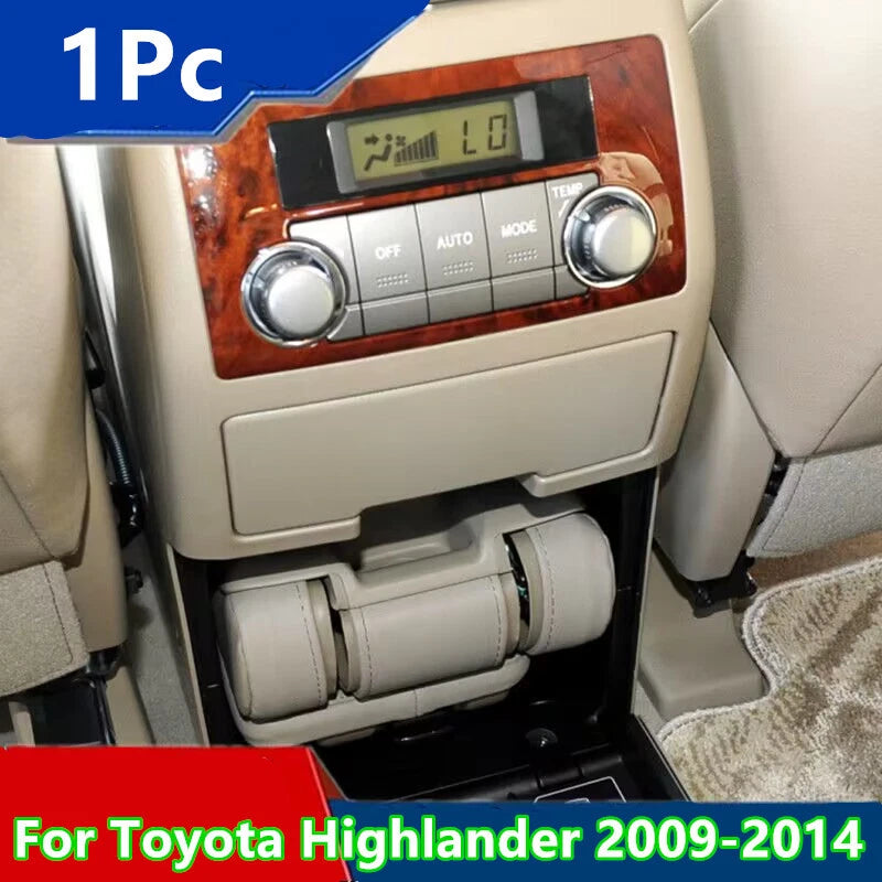 Rear Seat Temperature Control Knobs Cover for Toyota Highlander (2009–2014)