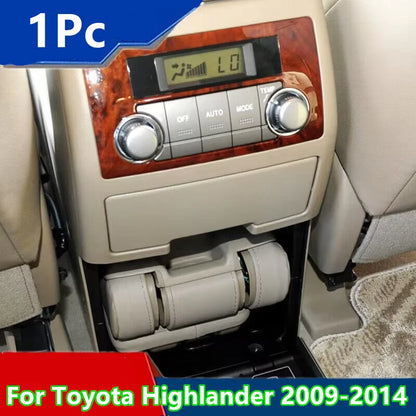 Rear Seat Temperature Control Knobs Cover for Toyota Highlander (2009–2014)