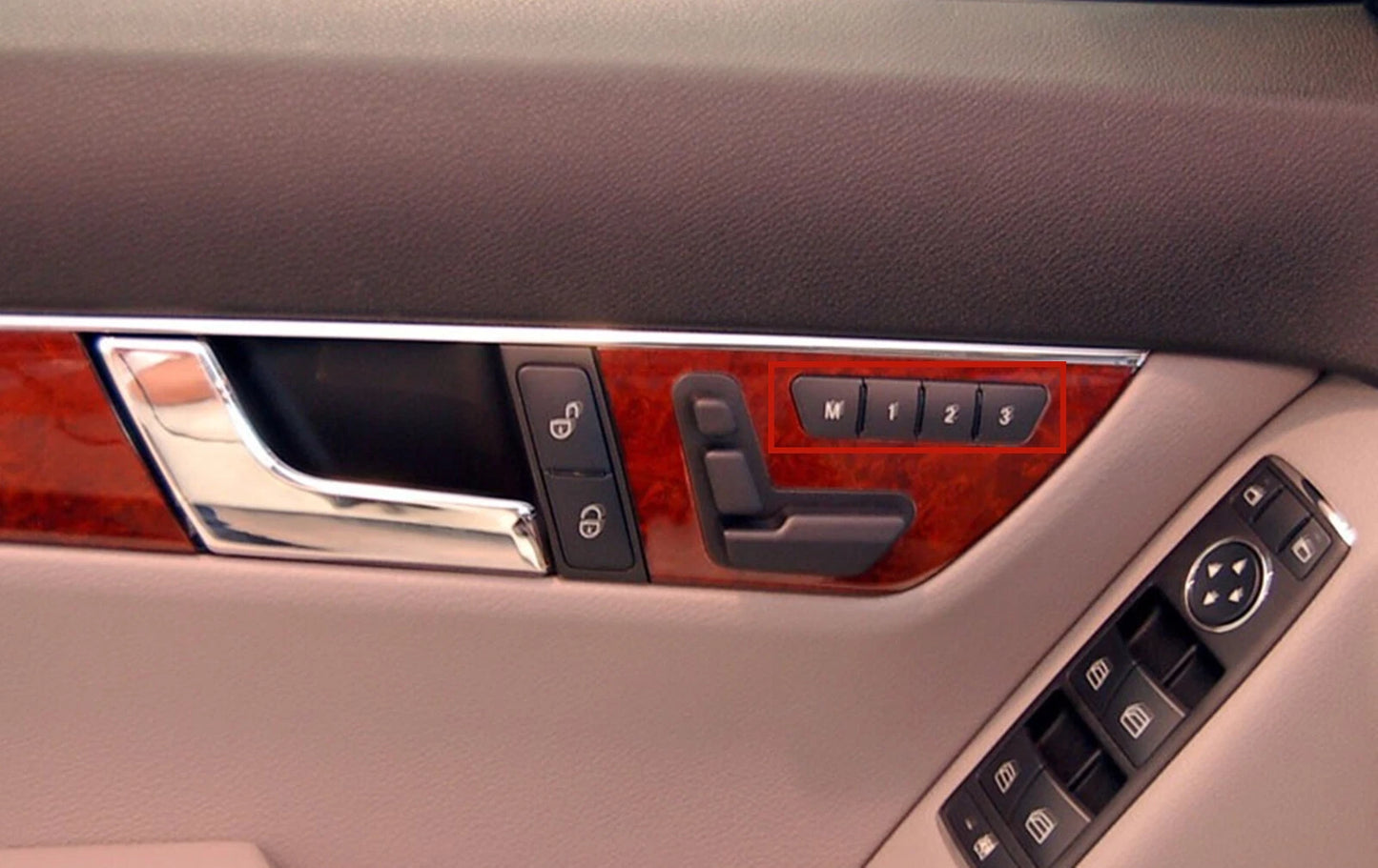 Left Seat Control Switch Cap for Mercedes Benz B Class W246 (2011-2019)