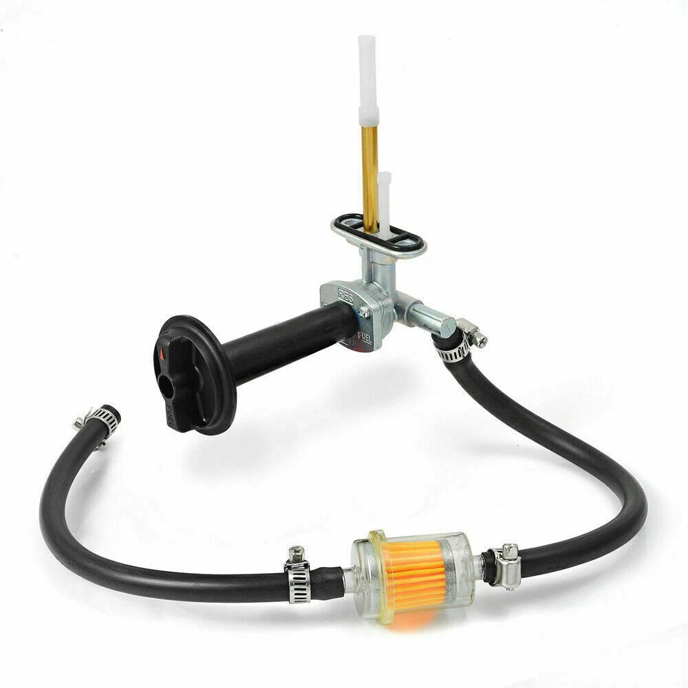 Fuel Valve Petcock & Lever Screw for Kawasaki Prairie 360 KVF360 (2003–2013)