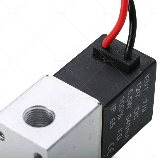 12V 2-Way Electric Solenoid Air Valve 1/4" for Various Models