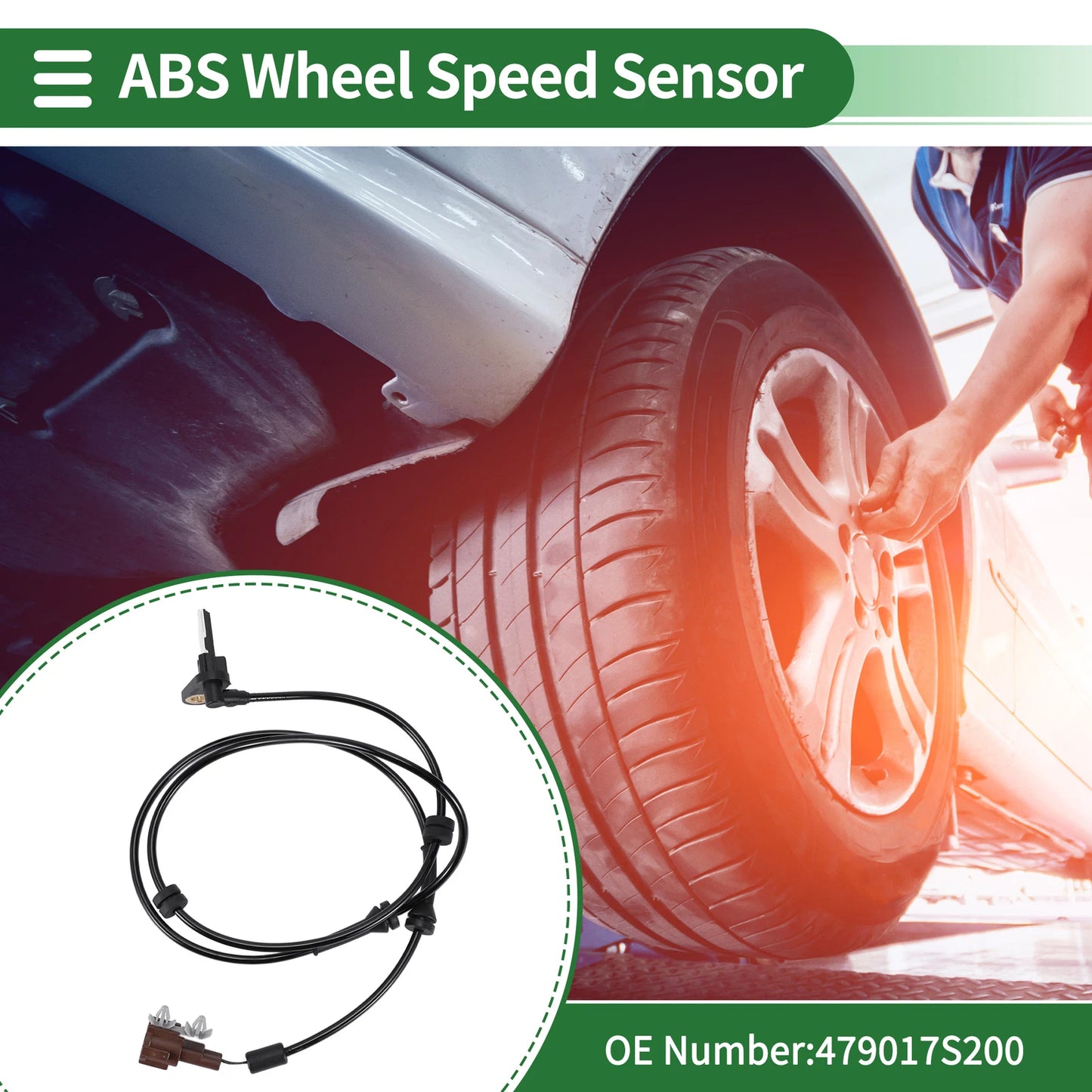 ABS Wheel Speed Sensor for Nissan Titan V8 (2004-2015) Rear Left