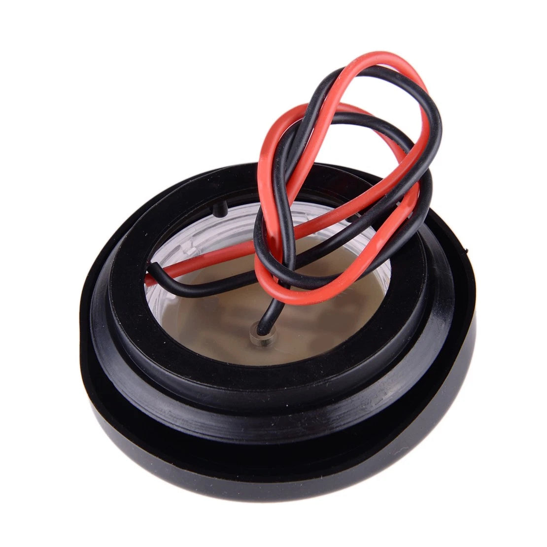 2" Clear White LED Round Clearance Side Marker Lights for Truck Trailer