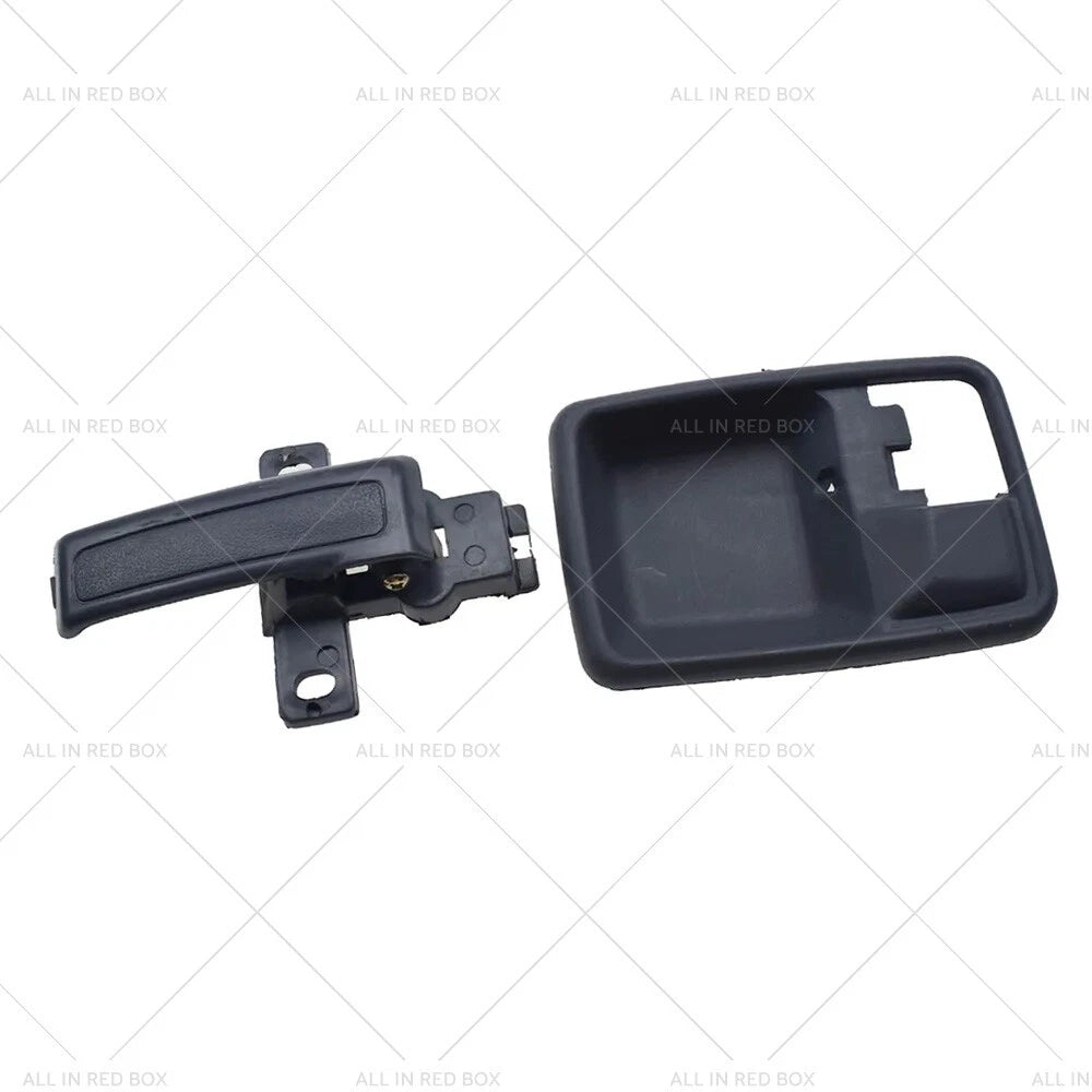 Black Left Hand Inner Door Handle w/ Case for Holden Rodeo KB TF (1981-2003)