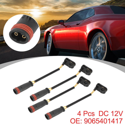 4pcs Front & Rear Brake Pad Wear Sensor for Dodge Sprinter 2500