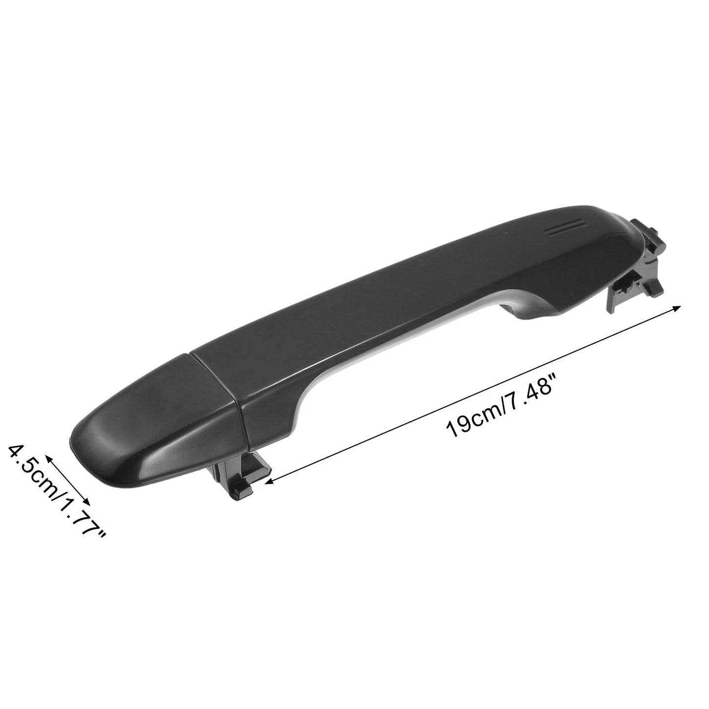 Black Rear Left or Right Exterior Door Handle for Toyota Camry (2018-2023)