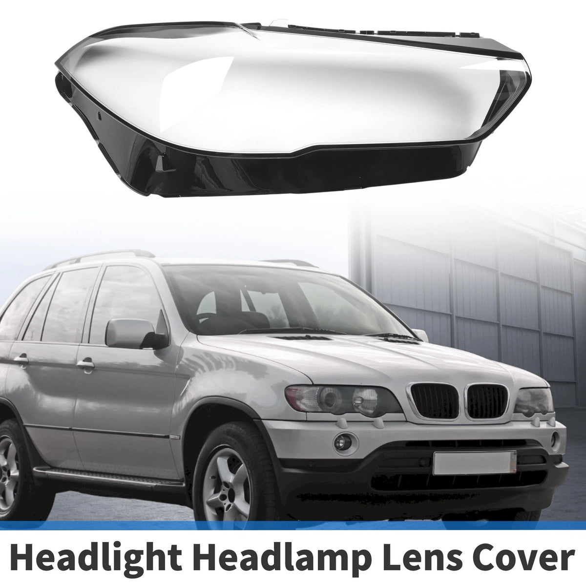 Car Front Right Headlight Lens Cover for BMW X5 G05 X6 (2019-2021)