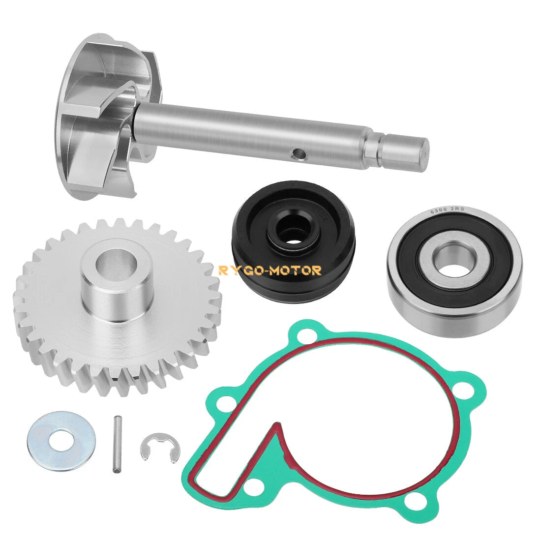 Aluminum Water Pump Impeller Gear Bearing Seal for Yamaha Banshee (1987–2006)