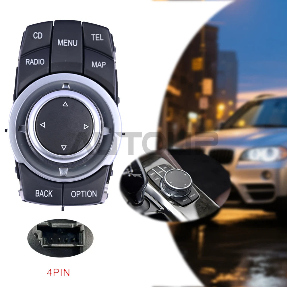 iDrive Media Switch Controller Joystick for BMW X1 X5 X6 (2009–2013)