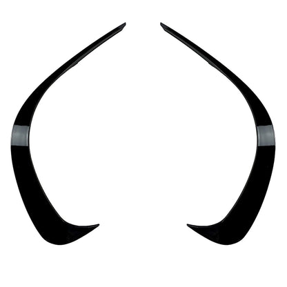 2 x Gloss Black Front Side Spoiler Air Vent Trim for Benz W206 (2022-)
