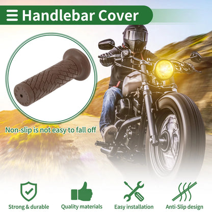 Hand Grips / 25mm / Handlebar Cover TPU Dark Brown for Make Model