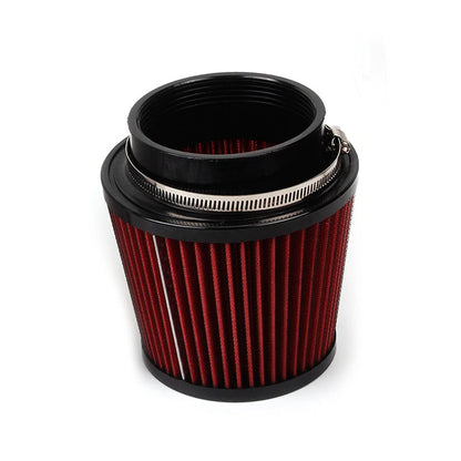 4 Inch Universal Round Cone Mushroom Head Air Intake Filter & Clamp for Car