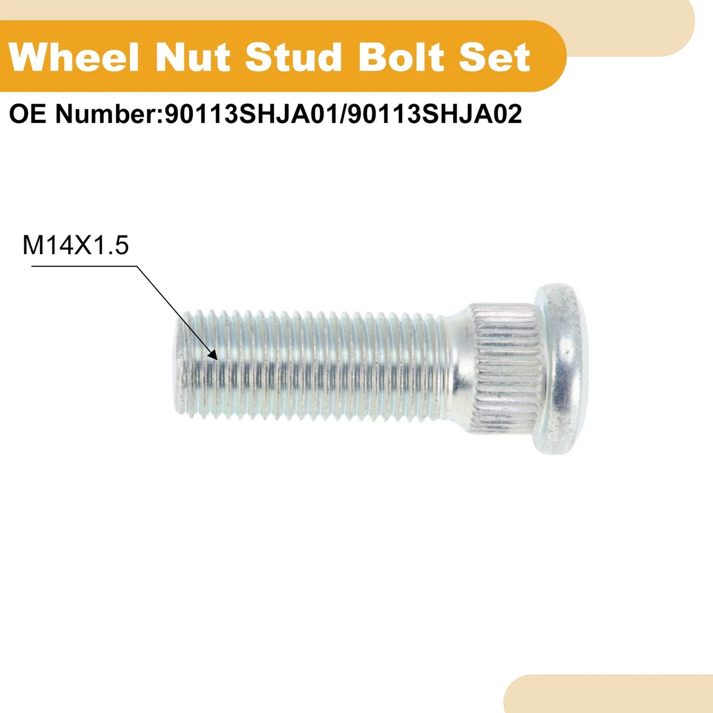 M14x1.5 Wheel Lug Stud for ACURA MDX (2007-2013) 10 Pcs