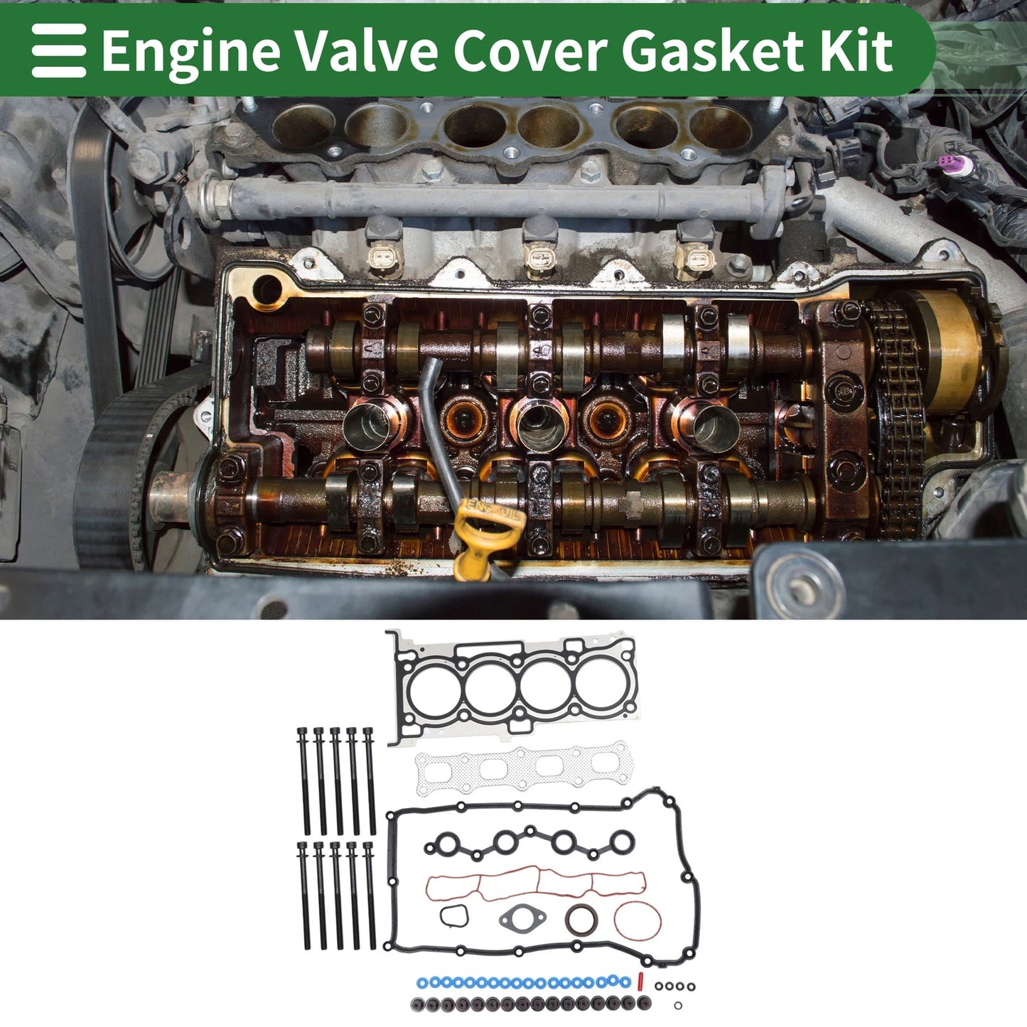 Valve Cover Gasket Kit for Dodge Avenger 2.4L SXT (2008-2014)