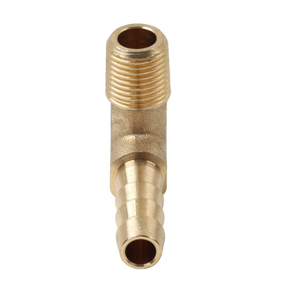 Brass Hose Barb Fitting Elbow 1/4"x 1/8" NPT Male Connector for Various Models