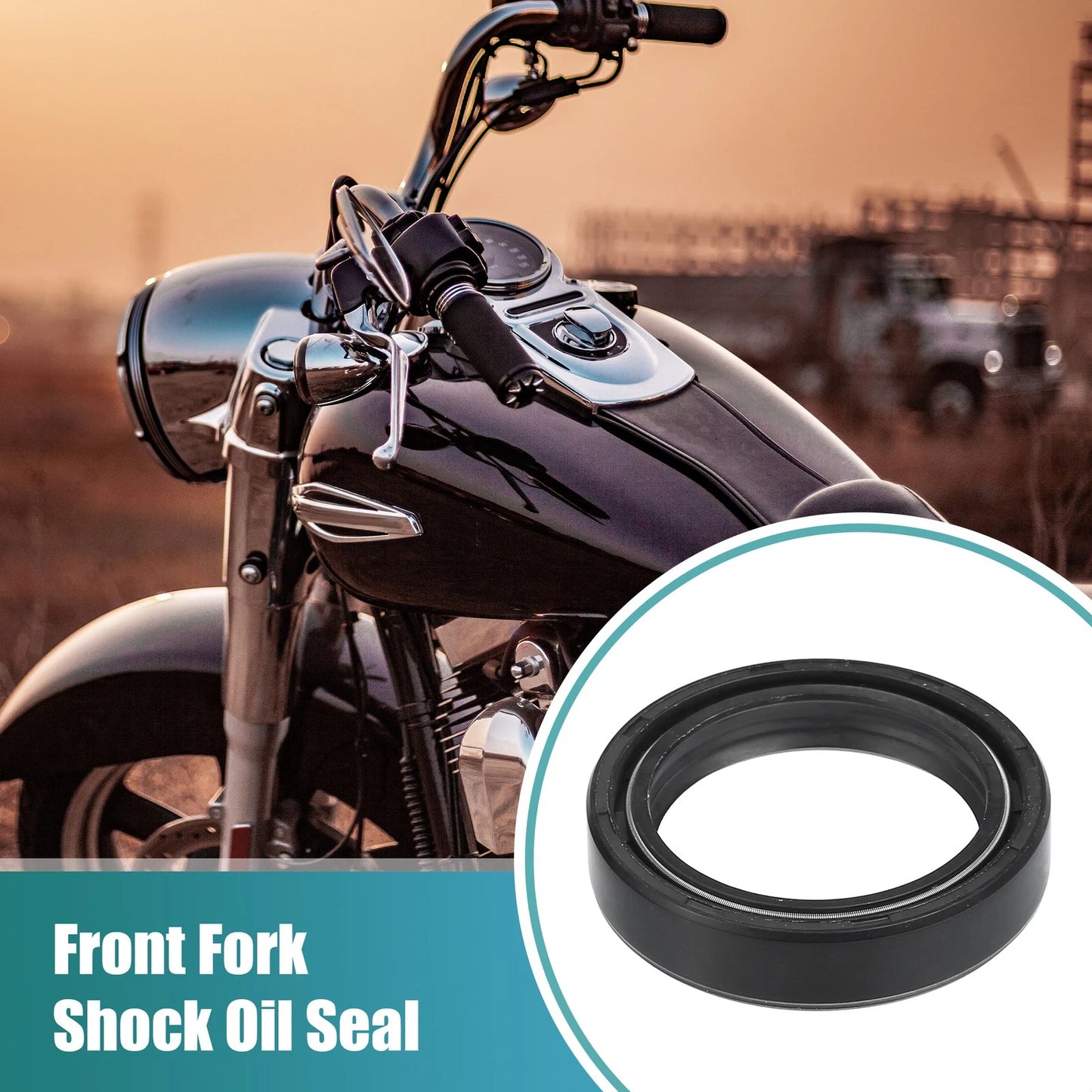 2 x 39mm Front Fork Shock Oil Seal for Harley XLH1100 Sportster (1984–1985)