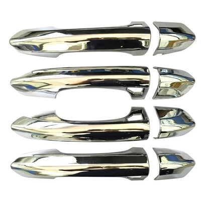 4 x Exterior Door Handle Covers with Key Holes for Ford Edge (2015-2021)