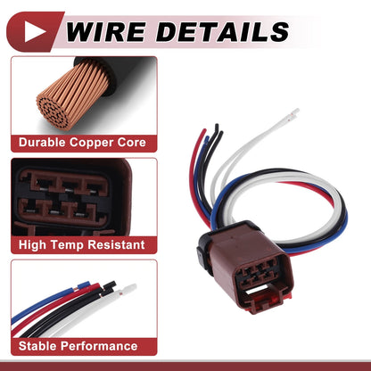 Tail Light Socket Wiring for Dodge Ram 2500 (2003-2006) 2 x Bulb Pigtails