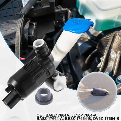Windshield Washer Pump for Ford Edge, Lincoln MKT, Plastic Black (2015-2023)