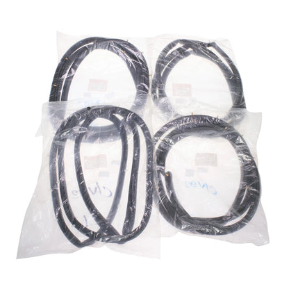 Front & Rear Door Weatherstrip for Honda Civic 5th Gen 4DR 1992-1994