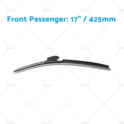 26" & 17" Wiper Blades for Nissan X-Trail T32 (2014-2022) Front Pair
