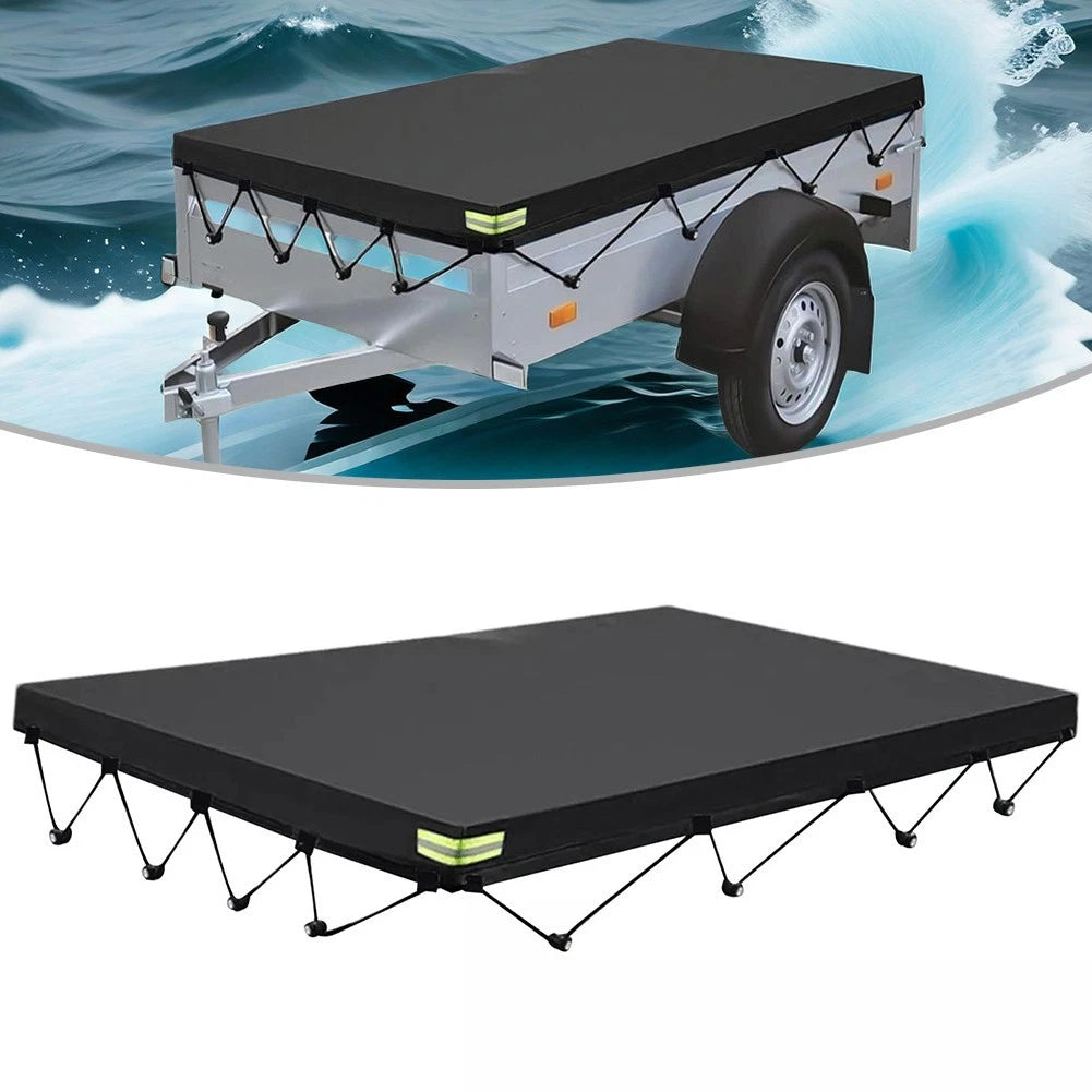 Tarpaulin Wear Resistant 420D Oxford Trailer with Elastic Fit Technology