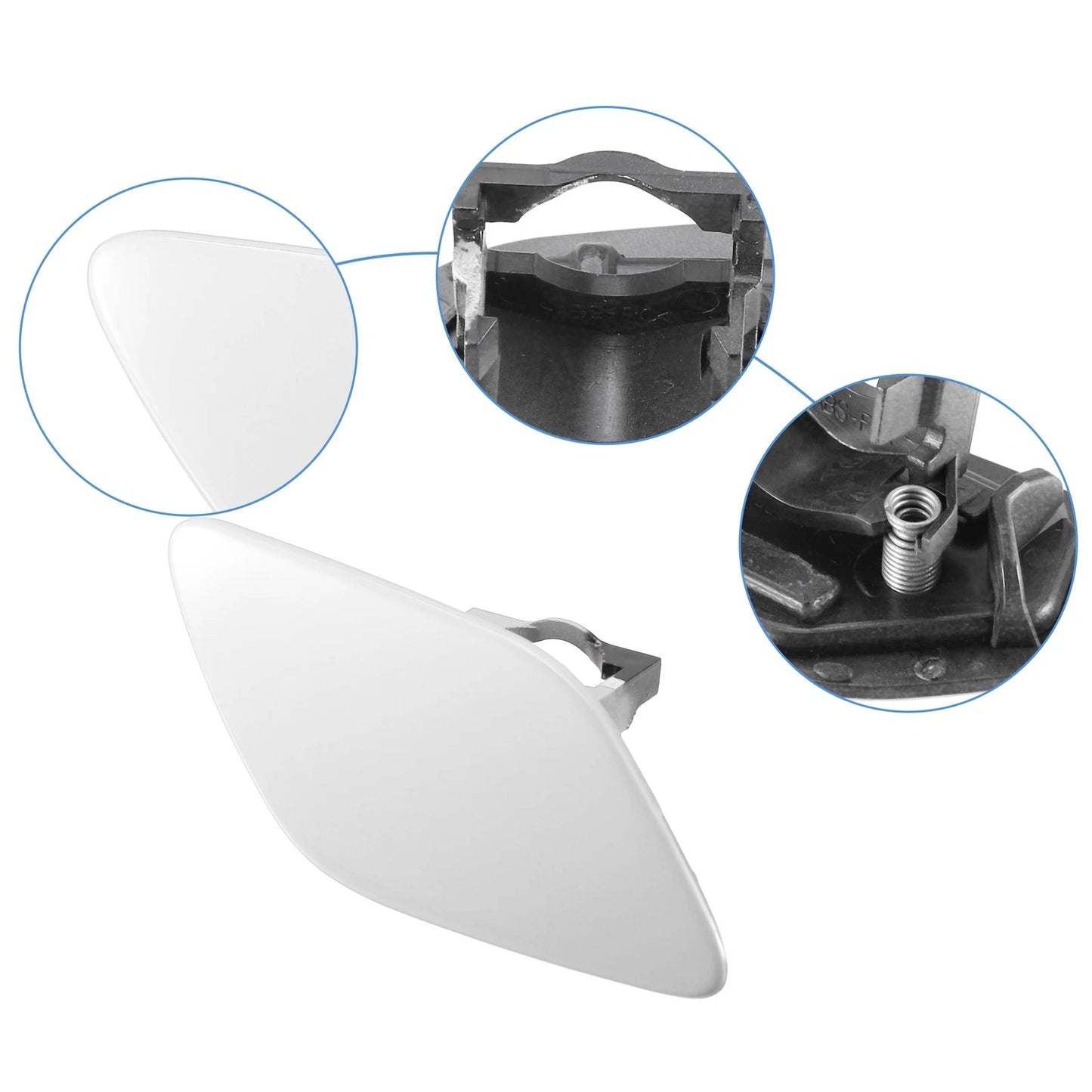 Front Right Headlight Washer Nozzle Cover for BMW 328i (2012-2015)