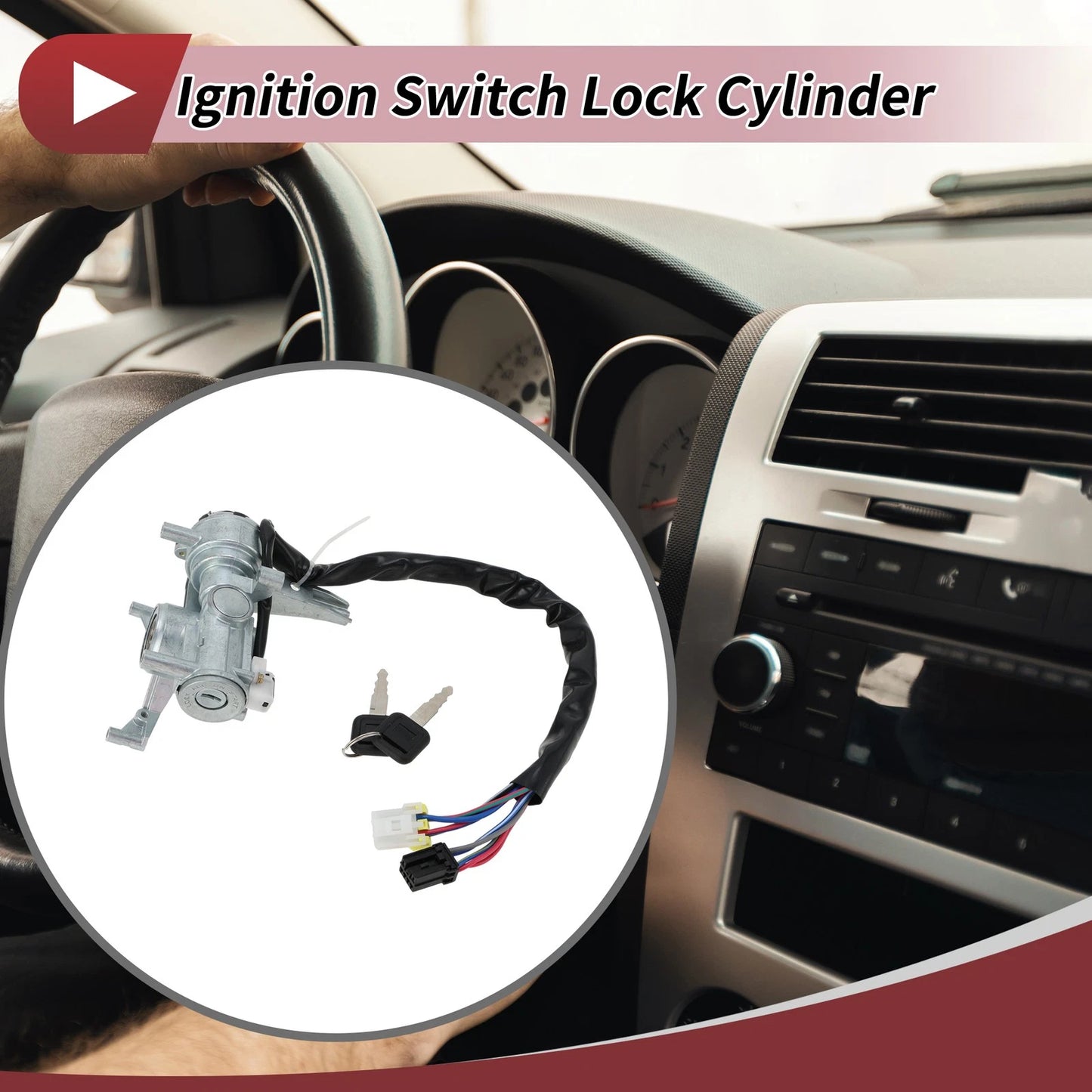 Ignition Lock Cylinder for ISUZU NPR-HD NPR NQR (2004-2021)