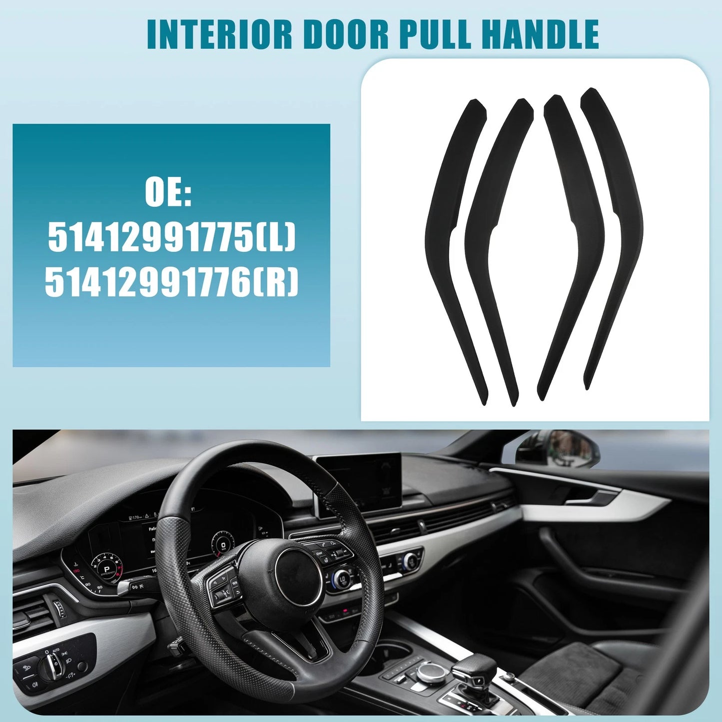 BMW X1 E84 Interior Door Pull Handle Cover 51412991775 (2013-2015)