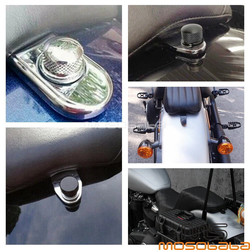1/4-20 Thread Seat Mounting Bolt Nut Cover for Harley Street Bob