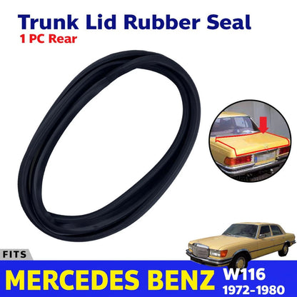 Trunk Lid Luggage Rubber Seal Fits MERCEDES BENZ W116 280S 4D Sedan 1972-80 D04