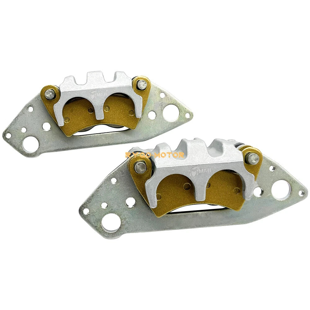 Front Brake Calipers & Pads for Polaris RZR 4 800/900/1000 (2010–2015)