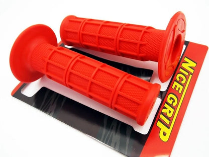 Yamaha MX Enduro Trail Red Hand Grip Set - Left & Right Pair