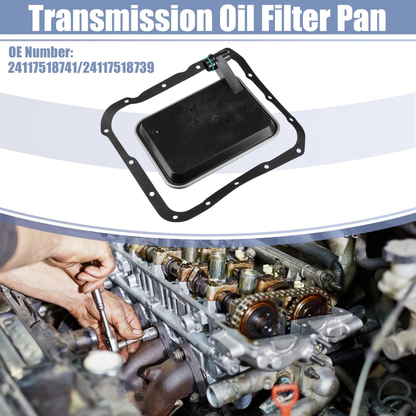 Transmission Filter Oil Pan Gasket Set for Mitsubishi Galant (2003-2012)