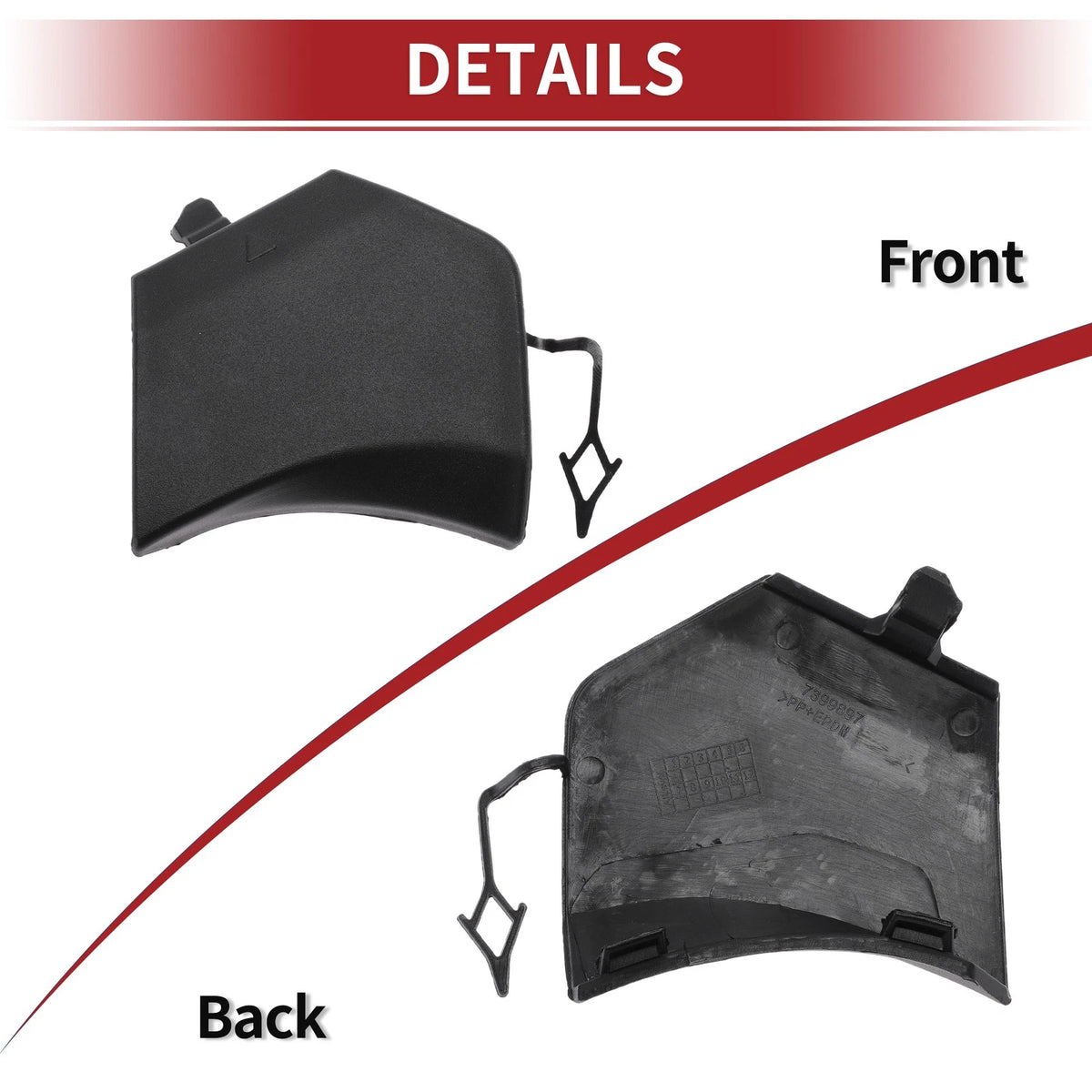Tow Hook Cover Cap for BMW X3 G01 G08 (2018-2023)