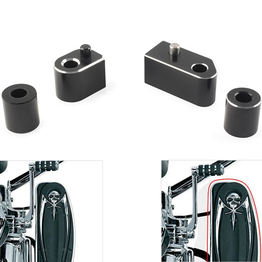 1" Driver Floorboard Spacer Extension for Harley Touring Road King Glide (2009-2023)