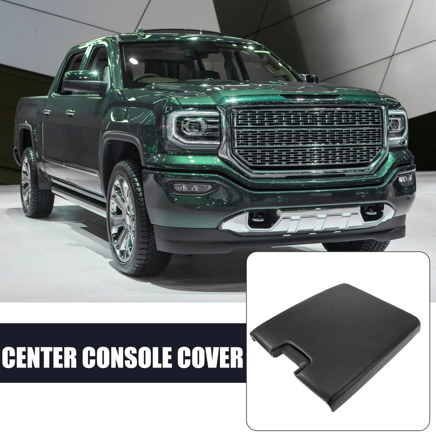 Center Console Cover Black OEM for Chevrolet Silverado 1500 (2007-2013)