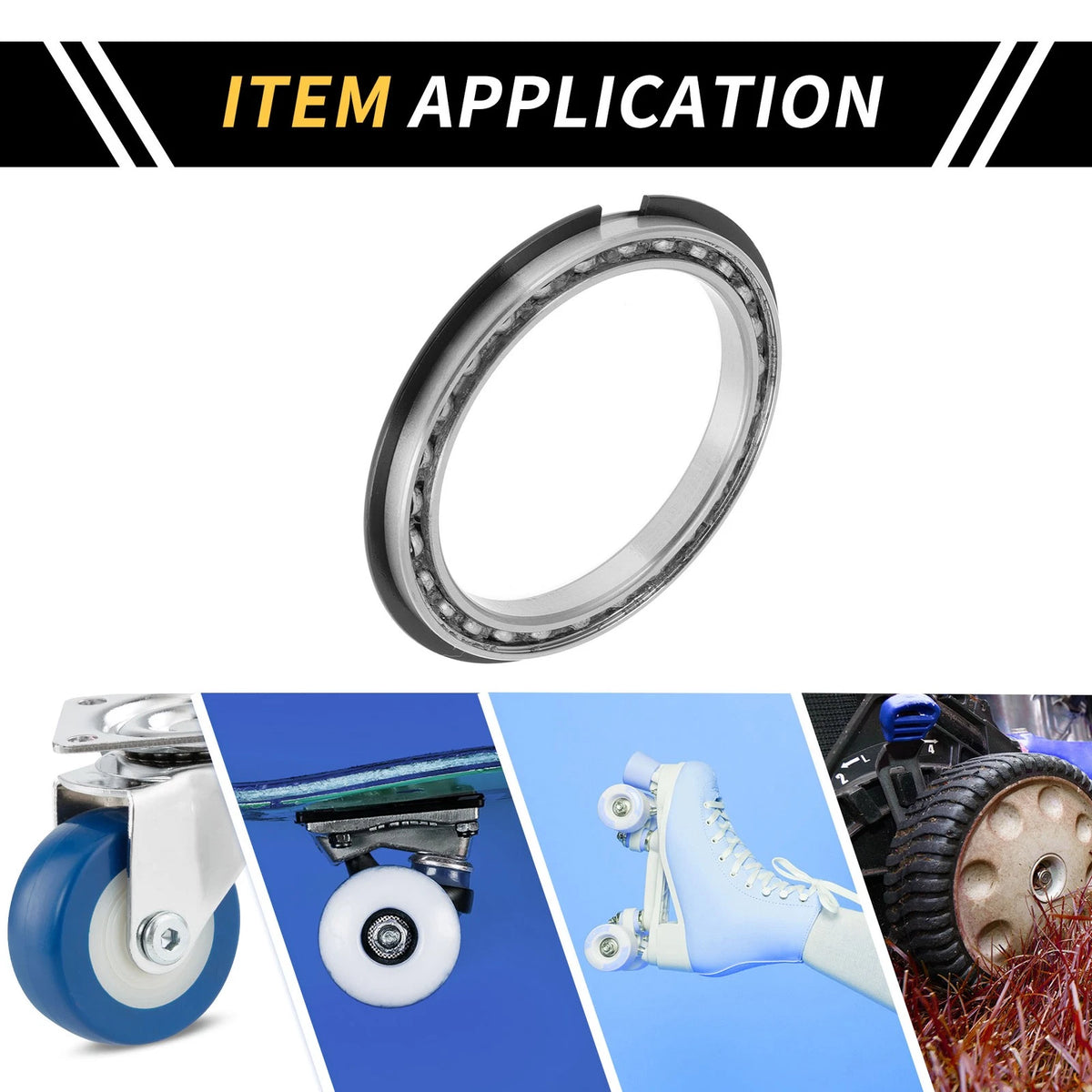 Deep Groove Ball Bearings P6 80x100x10mm for Scooter Skateboard Wheel
