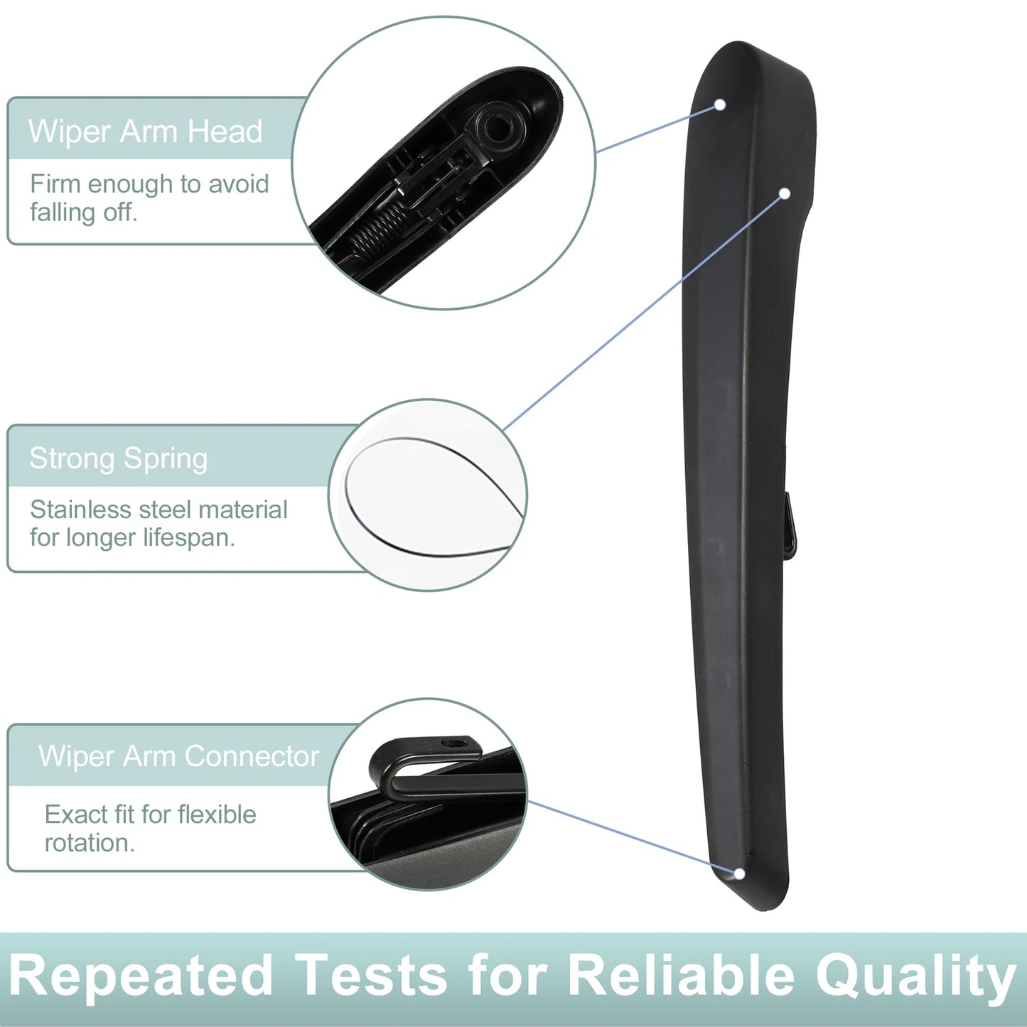 Set Rear Windshield Wiper Blade Arm for Buick Encore & Chevrolet Trax
