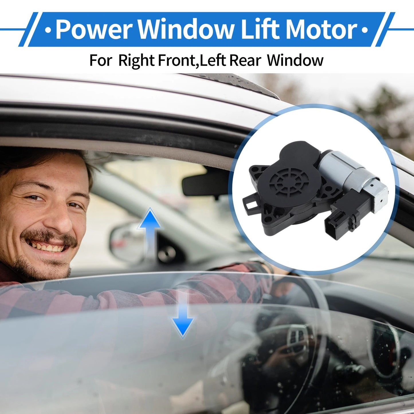 Power Window Regulator Lift Motor for Mazda 3, 6, CX-7, CX-9 (2004-2023)