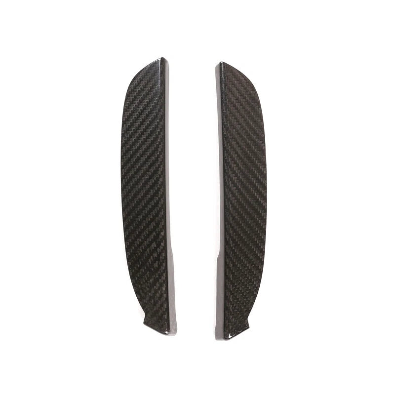 Real Carbon Fiber Extrior Door C Pillar Cover Trim For Maserati Ghibli 13-21