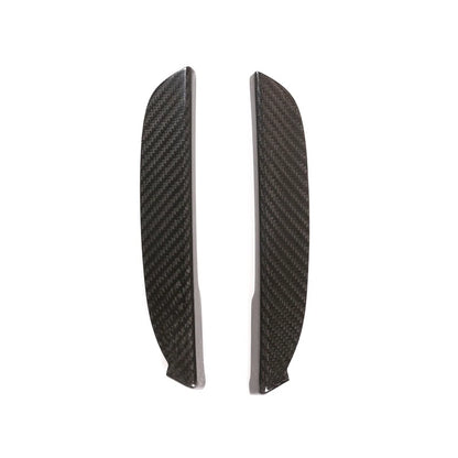 Real Carbon Fiber Extrior Door C Pillar Cover Trim For Maserati Ghibli 13-21