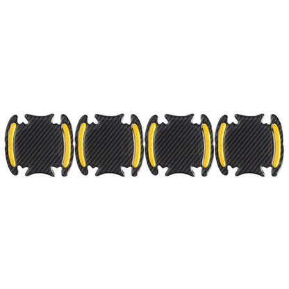 Carbon Fiber Gold Door Handle Reflective Sticker Scratch Cover Protection