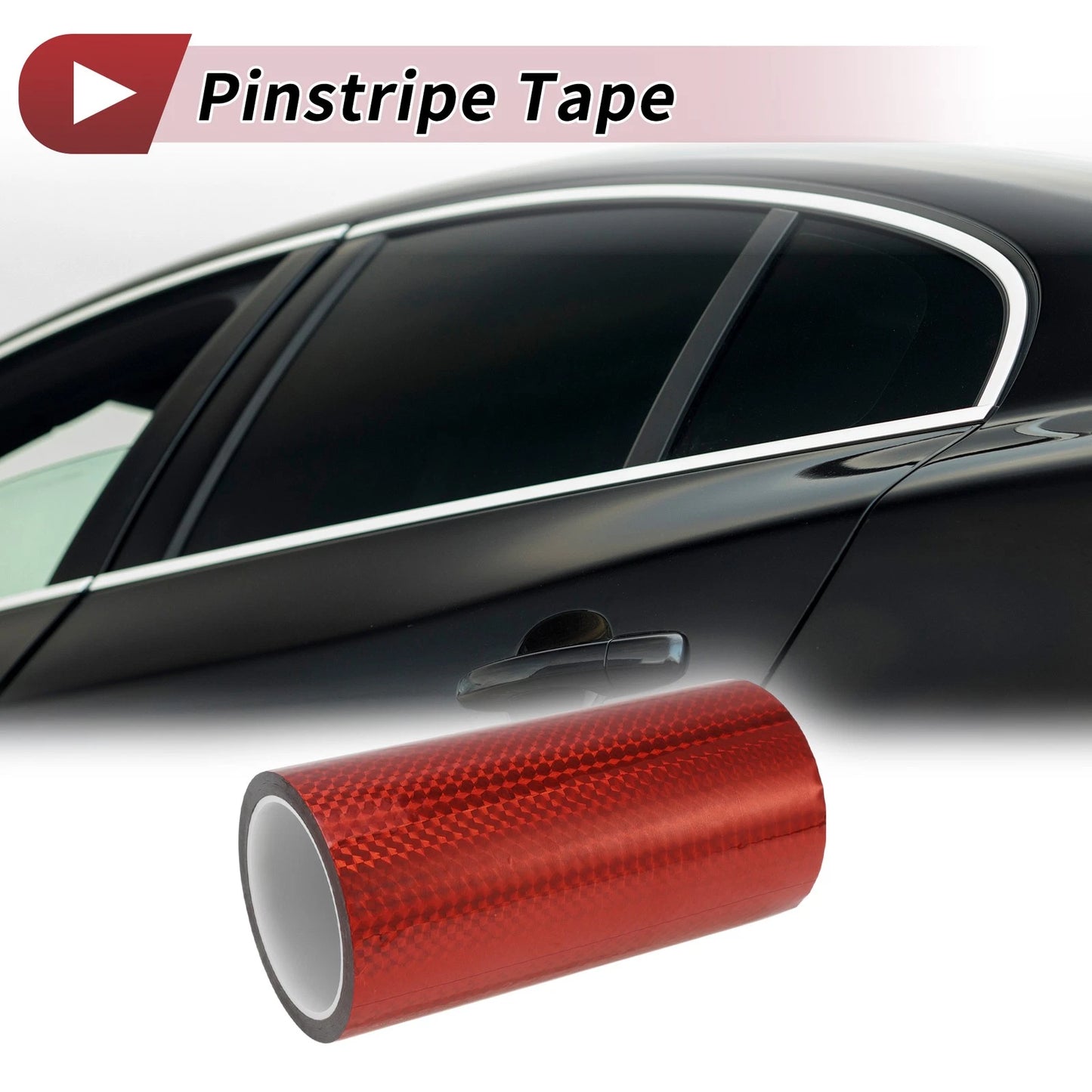 Pinstripe Tape / 200mmx50m / Laser Red for Car, Motorcycle and Boat