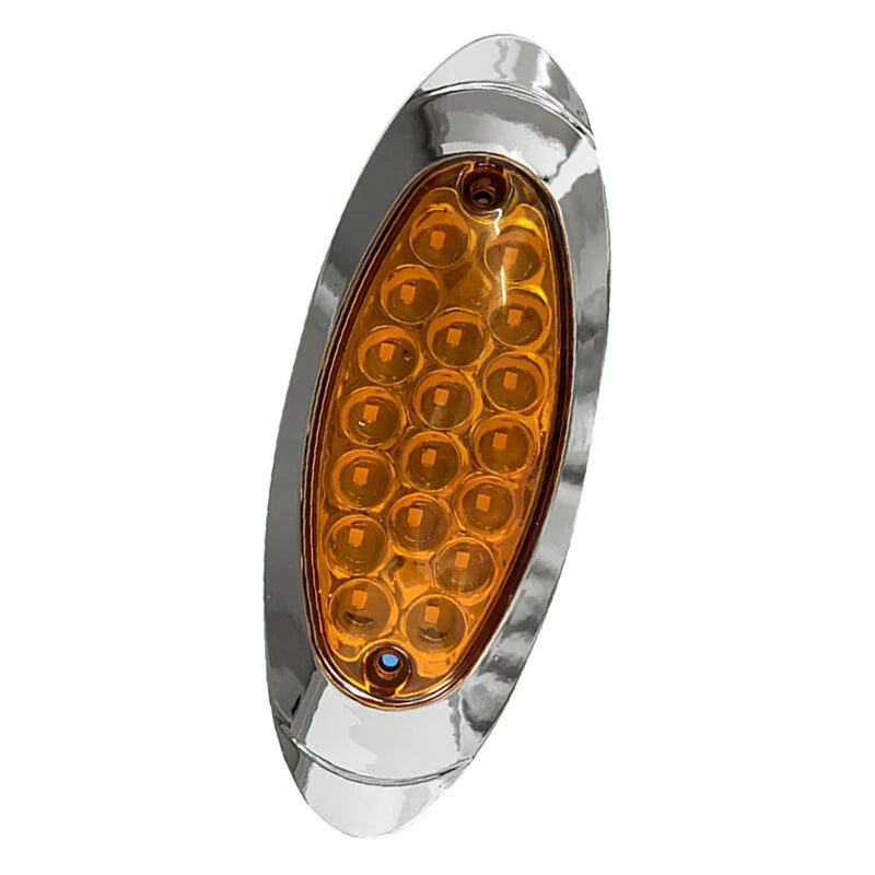 Amber LED Turn Signal Light for Truck Trailer RV Car Lorry
