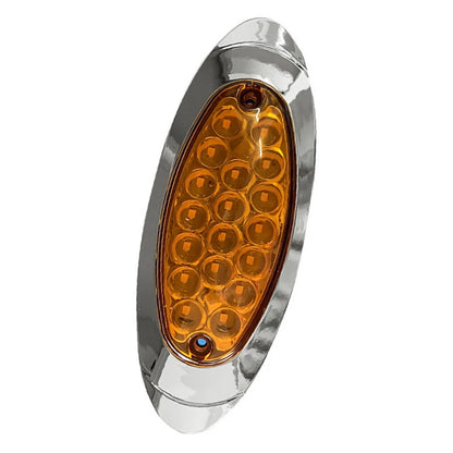 Amber LED Turn Signal Light for Truck Trailer RV Car Lorry