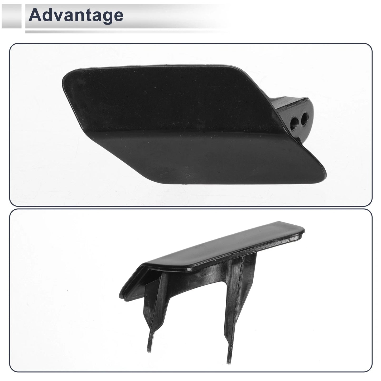Right Front Bumper Headlight Washer Nozzle Cover Cap for BMW 320i Unpainted