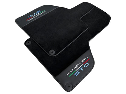 Black Floor Mats for Lamborghini Huracan STO (2020-2023)
