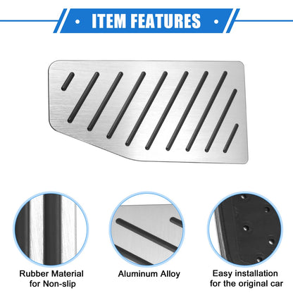 3 Pcs Gas Brake Foot Rest Pedal Covers for Toyota RAV4 (2019-2023)