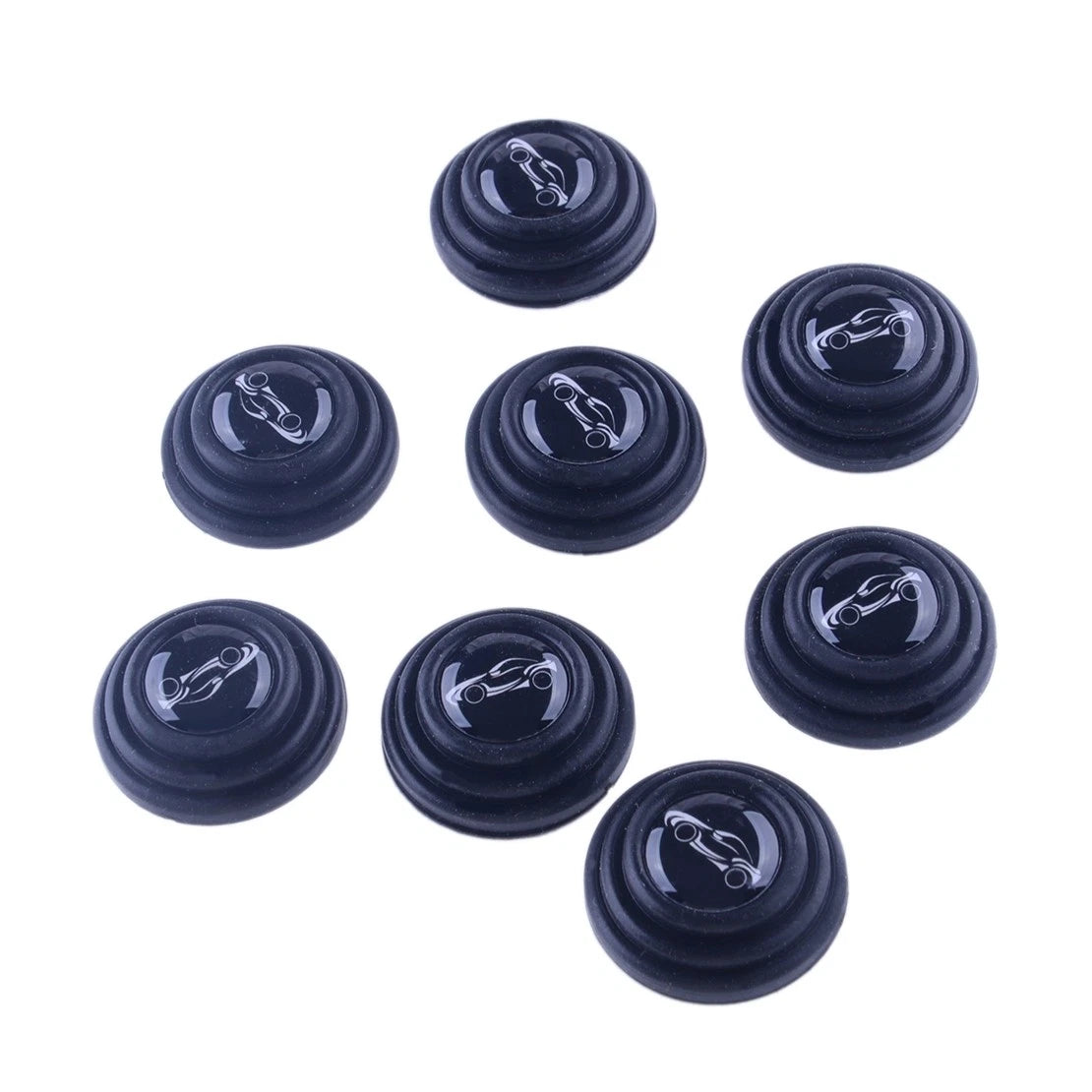 8pcs Car Door Anti-Collision Pads for Sound Deadening Seal - Universal Fit